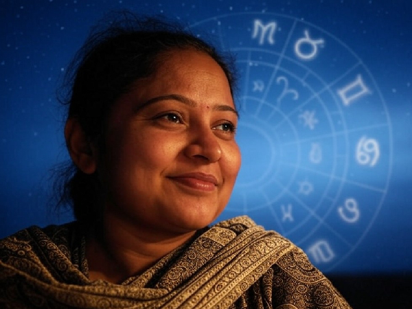 woman and zodiac wheel