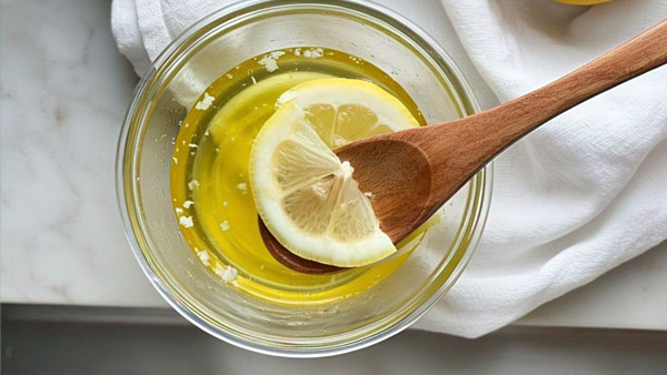 Homemade Coconut Oil and Lemon