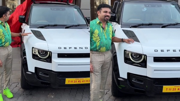 Achayans Gold Owner Tony Buys New Land Rover Defender Luxury SUV Worth Crores Achayans Gold Owner Tony Buys New Land Rover Defender Luxury SUV Worth Crores