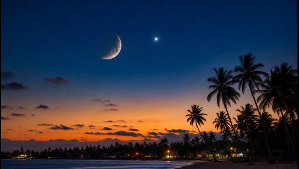 Moon and Venus Conjunction Tonight: Rare Celestial Event Visible in India 2026 Moon and Venus Conjunction Tonight: Rare Celestial Event Visible in India 2026