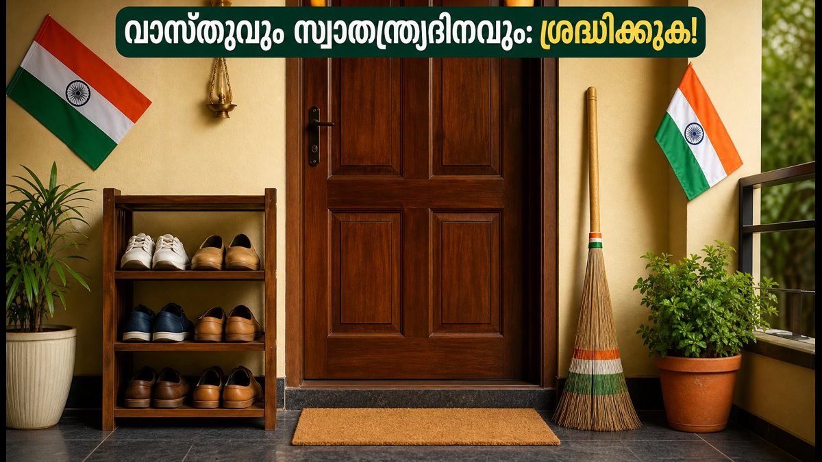 സ്വാതന്ത്ര്യദിനത്തിൽ വീട് ഒരുക്കുമ്പോൾ ശ്രദ്ധിക്കൂ; വാസ്തു പ്രകാരം ഈ മാറ്റങ്ങൾ ഐശ്വര്യം നൽകും
