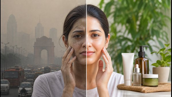 Delhi Air Pollution Skincare Guide 2026: Essential Tips to Protect Your Skin from Toxic Air Quality Delhi Air Pollution Skincare Guide 2026: Essential Tips to Protect Your Skin from Toxic Air Quality