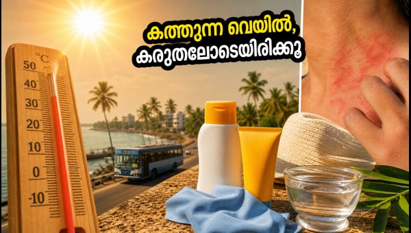 Kerala UV Index and Heatwave Alert 2026: Essential Sunscreen and Skin Care Tips for Hot Weather Kerala UV Index and Heatwave Alert 2026: Essential Sunscreen and Skin Care Tips for Hot Weather
