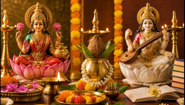 Navratri 2026: Auspicious Muhurtham, Lakshmi and Saraswati Yoga Guide for Kerala
