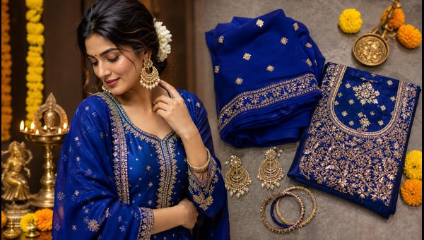 Navratri Day 4 Royal Blue Outfit Ideas: Styling, Makeup, and Budget Shopping Tips for 2026