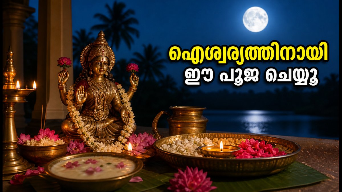 ശരദ് പൗർണമി ഇന്ന്; ഐശ്വര്യത്തിനായി വീട്ടിൽ ചെയ്യേണ്ട ലളിതമായ പൂജകളും ചന്ദ്രോദയ സമയവും