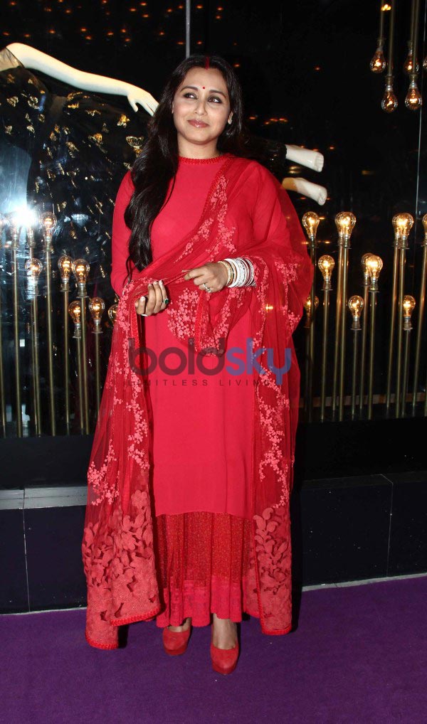 Rani Mukerji stuns at Diva'ni store launch