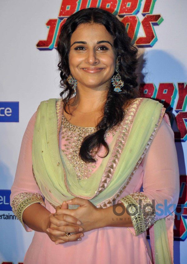 Vidya Balan at Bobby Jasoos Trailor Launch