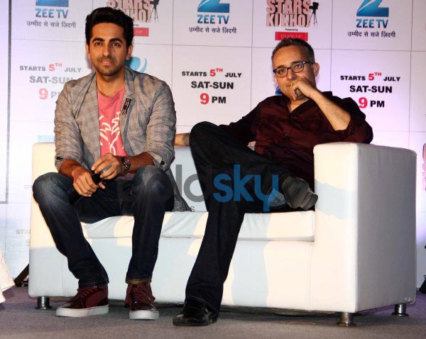 Aayushman Khurana and Parineeti chopra at  Zee TV's Cinestars Ki Khoj
