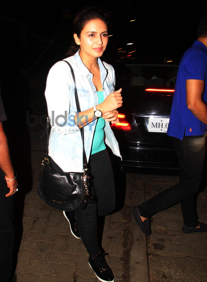 Huma Qureshi snapped at Villa 69 in Juhu