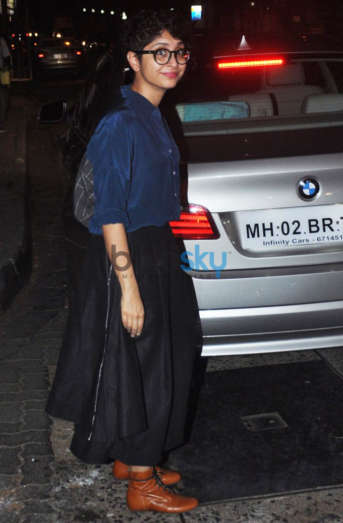 Kiran Rao And Aayan Mukherjee Snapped At Nido Cafe Mumbai