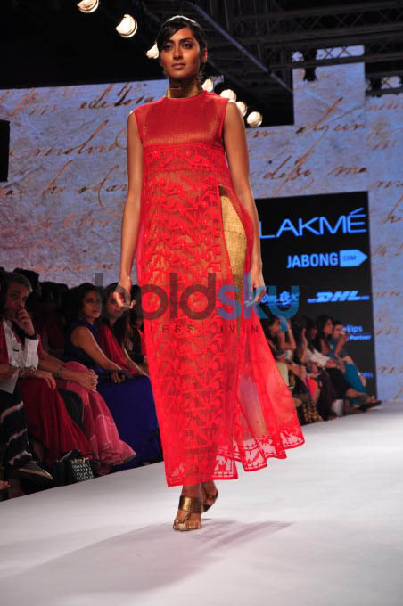 Lakme Fashion Week 2015 KIRAN UTTAM GHOSH - DAY 02-SHOW 07