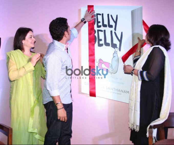 Sachin Tendulkar Launches Dr Aparna Santhanam Book Jelly Belly