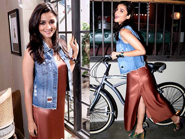 Alia Bhatt Sports A Slip Dress Like It's No Big Deal