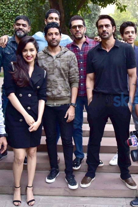 Shraddha Kapoor In Black Coat Dress For Rock On 2 Promotions