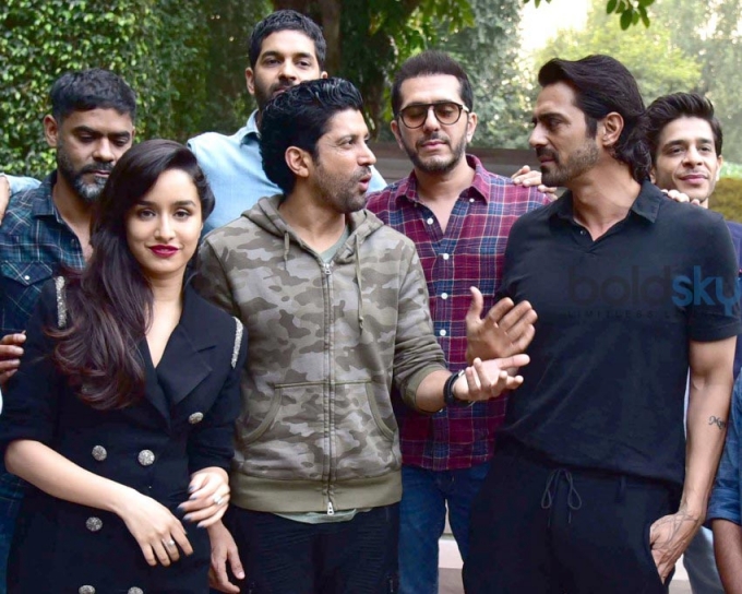 Shraddha Kapoor In Black Coat Dress For Rock On 2 Promotions