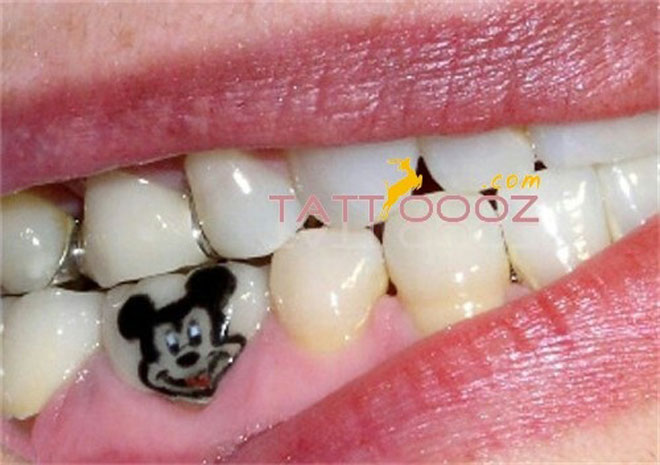 Cool Teeth Tattoo Images And Pictures!