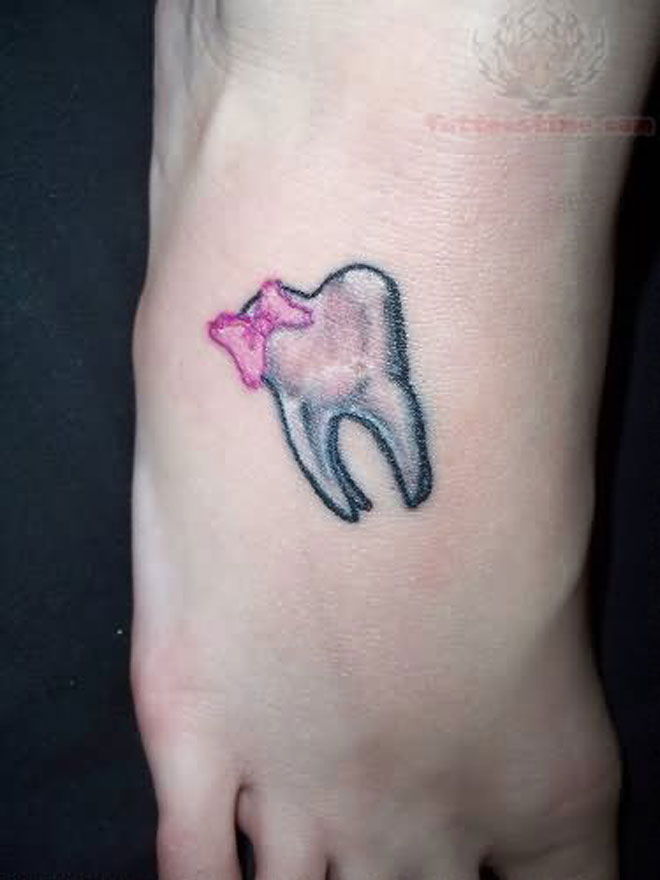 Cool Teeth Tattoo Images And Pictures!