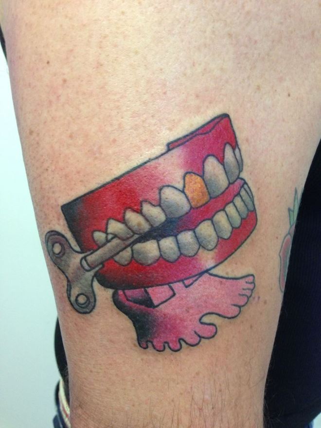 Cool Teeth Tattoo Images And Pictures!