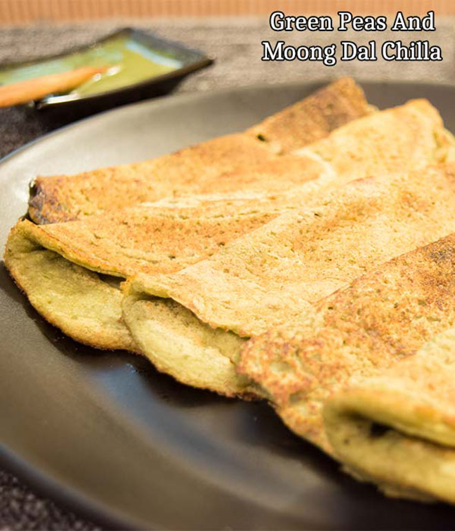 Green Peas And Moong Dal Chilla Recipe Boldsky