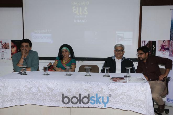 The Press Conference Of Gujarati Movie 'Dhaad'