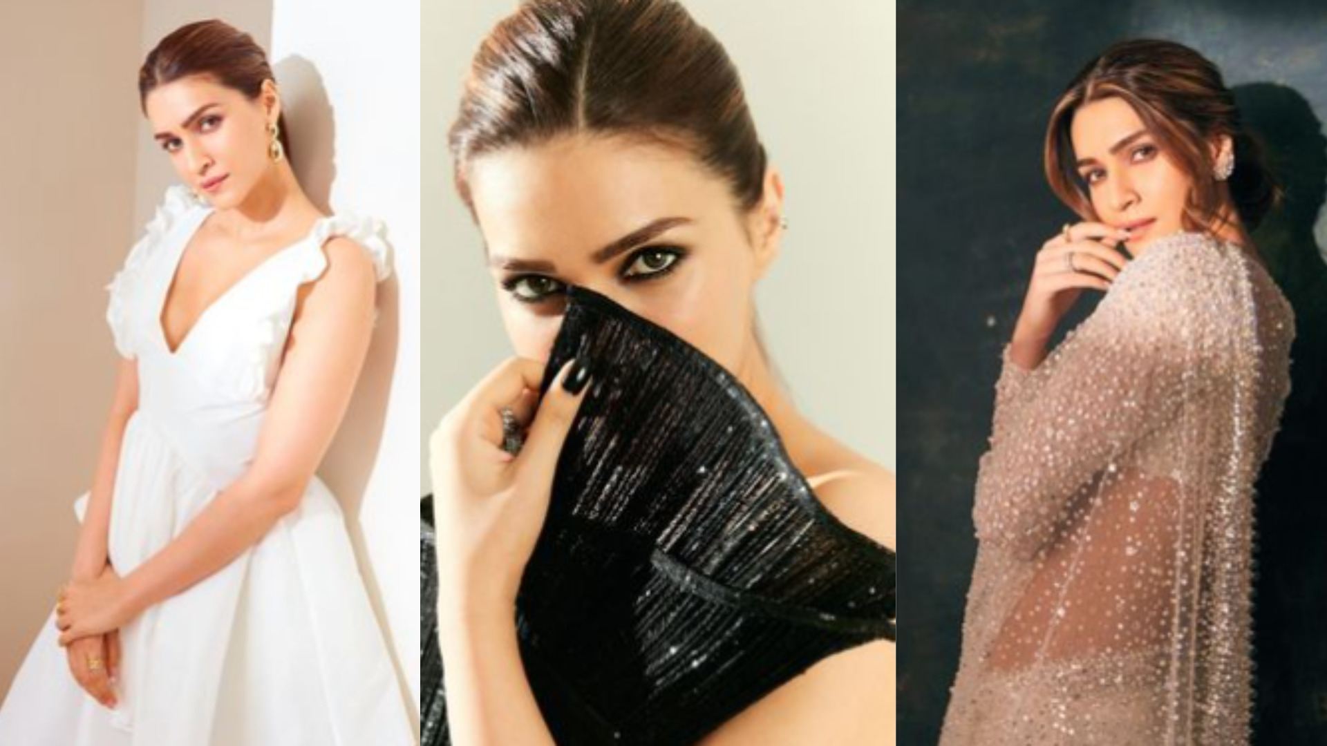 Kriti Sanon Sizzles In Black And White Outfits, Shares Pics On Instagram