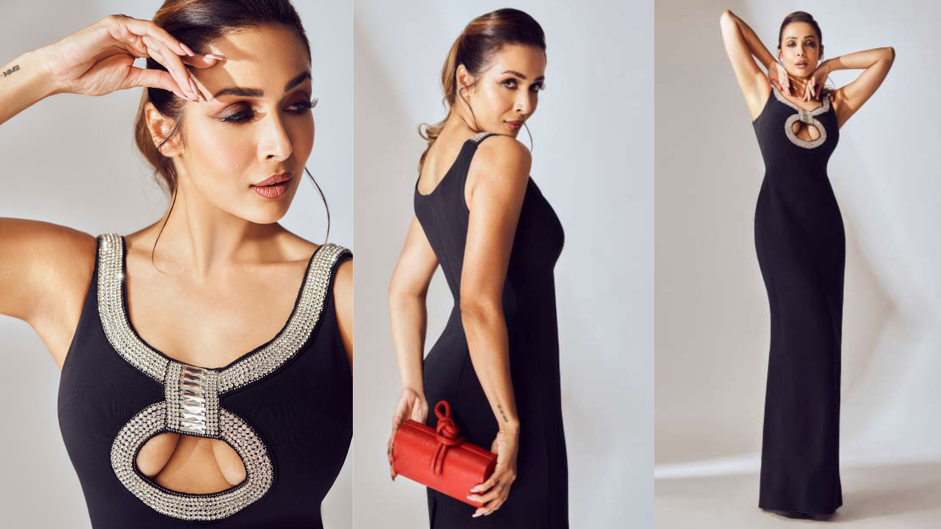 Malaika Arora Looks Remarkable In A Rhinestone Cut Out Cocktail Dress. See Pics!