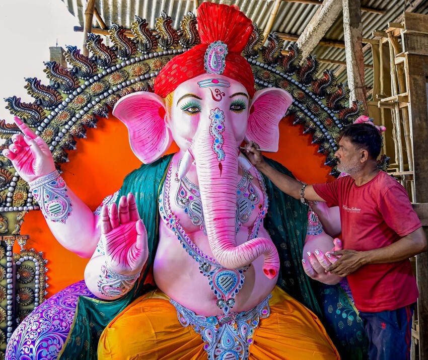 From Artisans to Devotees: India's Preparation for Ganesh Festival 2023
