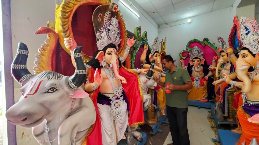From Artisans to Devotees: India's Preparation for Ganesh Festival 2023