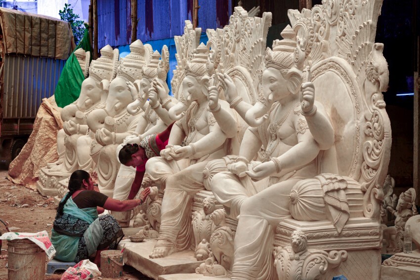 From Artisans to Devotees: India's Preparation for Ganesh Festival 2023