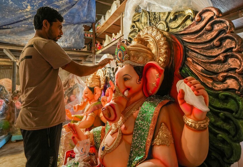 From Artisans to Devotees: India's Preparation for Ganesh Festival 2023