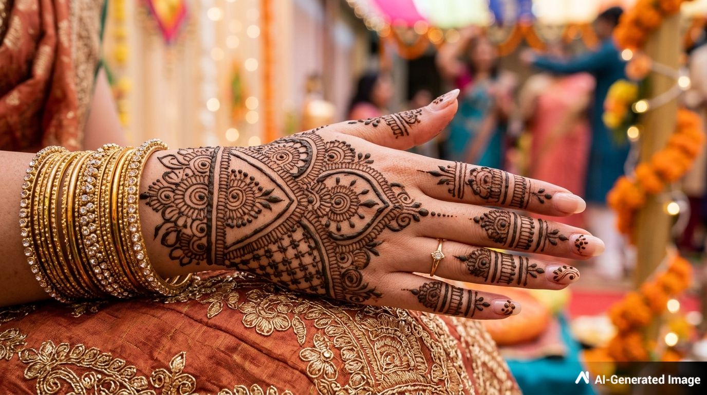 Back Side Mehndi Design