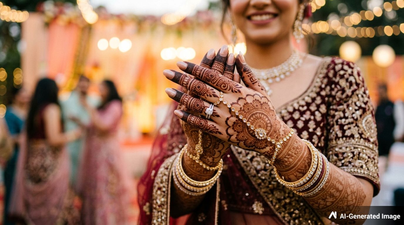 Engagement Mehndi Designs