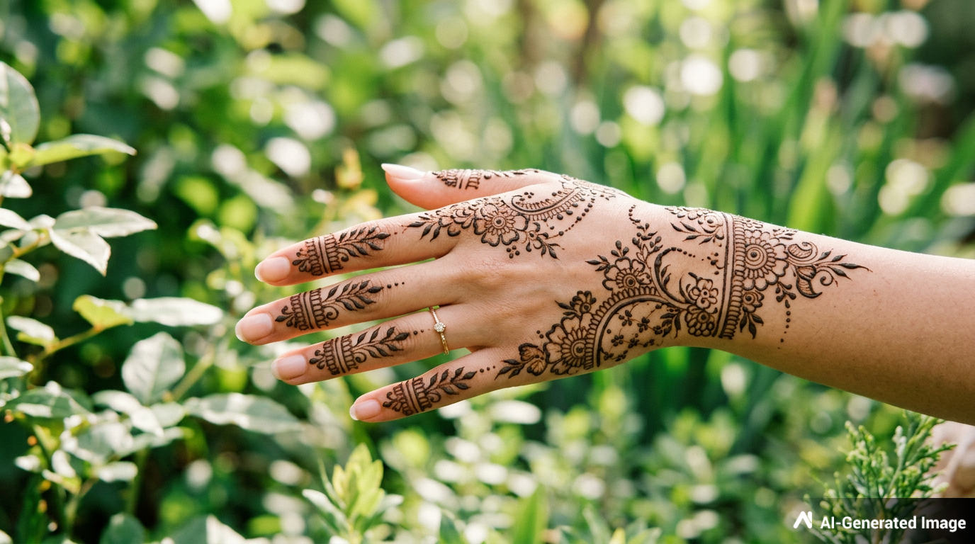 Flower Mehndi Design