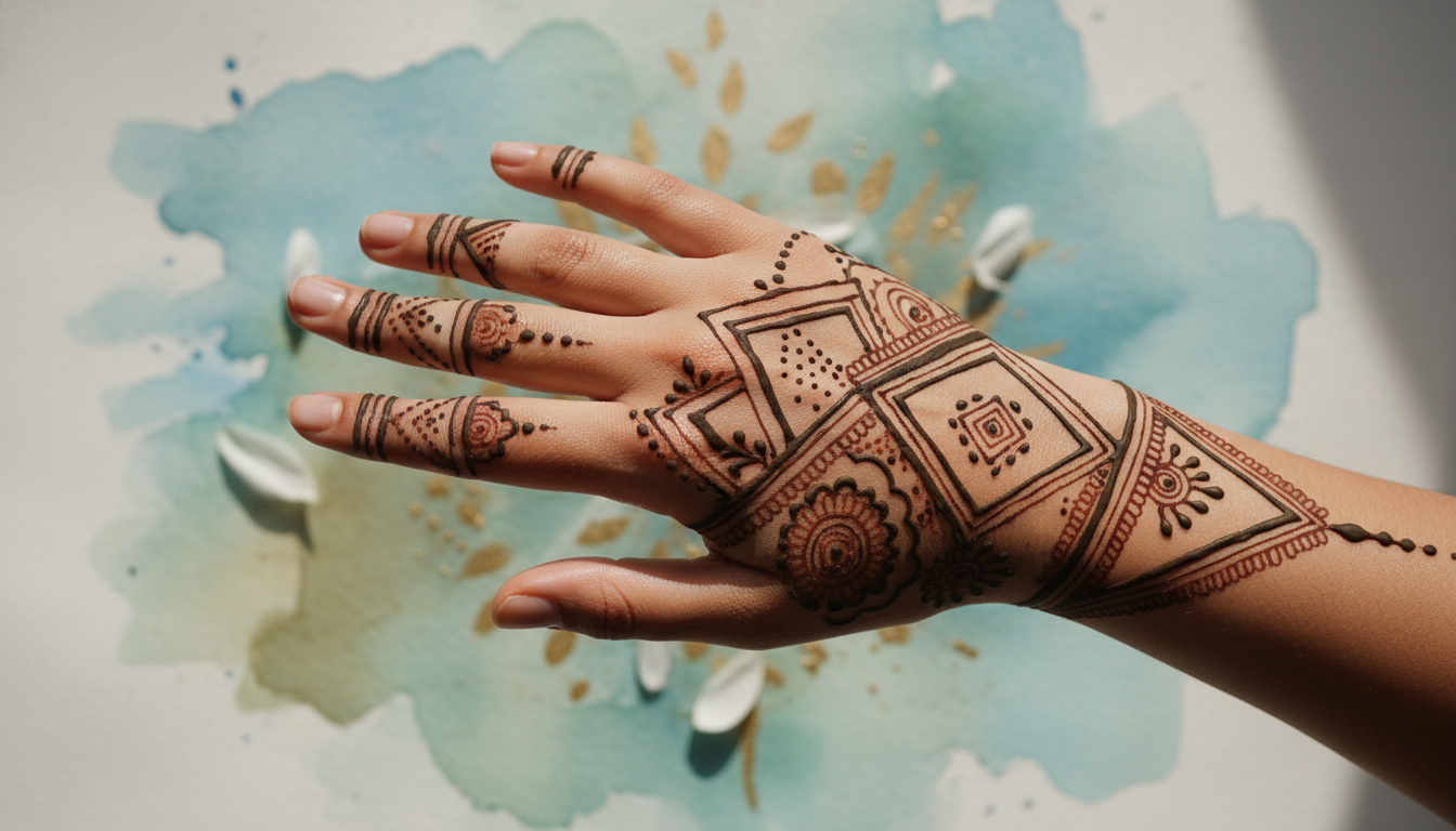 Henna Mehndi Tattoo Design