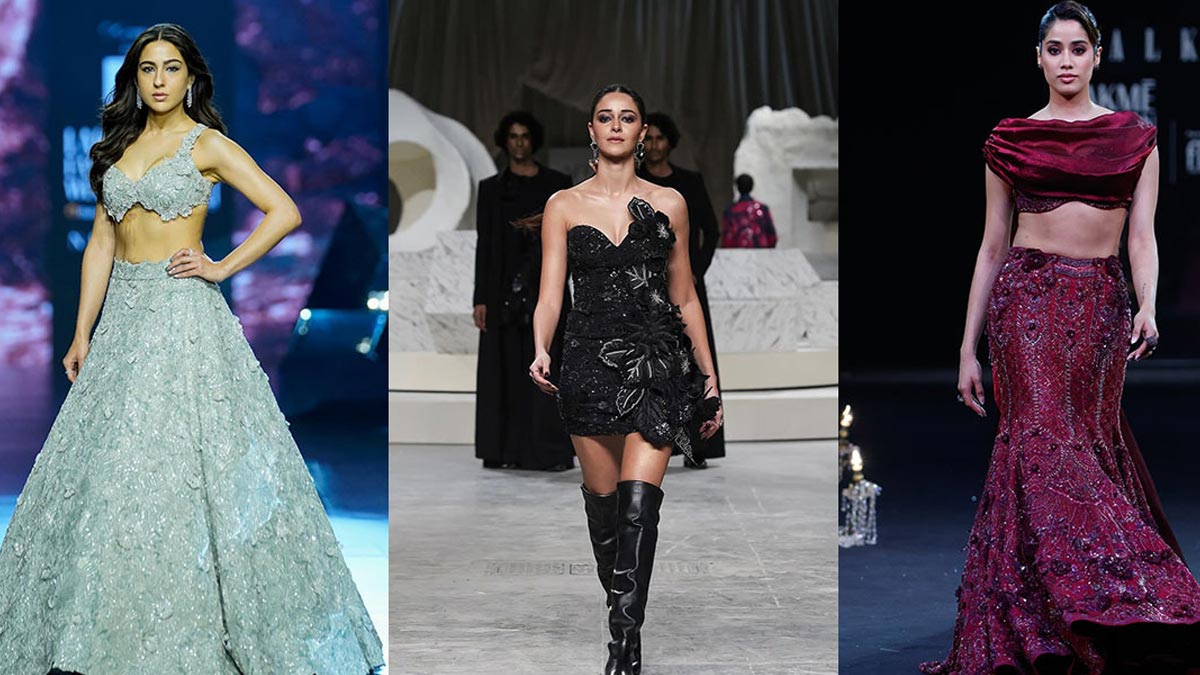 Lakme Fashion Week 2024: Sara Ali Khan, Janhvi Kapoor, And Ananya Panday Promote Creative Fashion, Check Their Runway Looks!