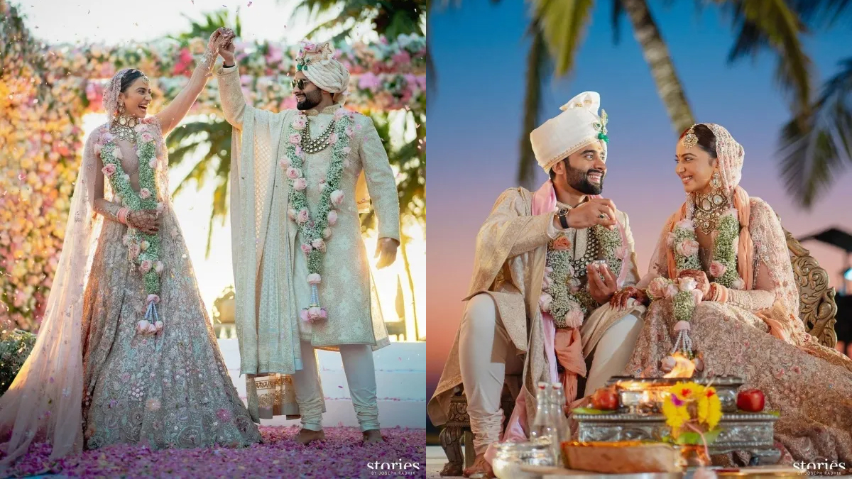 Rakul Preet Singh And Jackky Bhagnani Wedding Pics Out, Newly Wed Couple Looks Dreamy And Etheral!