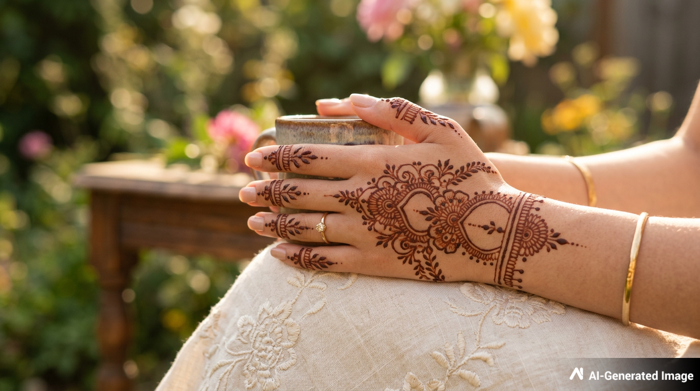 Short Mehndi Design