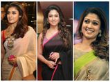 இவற்றில் எந்த புடவையில் நயன்தாரா அழகாக உள்ளார்?
