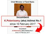 முதல்வர் எடப்பாடி பழனிசாமியை அடிமை No:1 என குறிப்பிட்ட  விக்கிபீடியா!