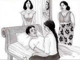 நோய்வாய்ப்பட்ட கணவனை, அதோகதியில் விட்டு சென்ற 4 மனைவிகள்!