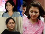 நடிகைகளுக்கே சவால்விடும், இந்திய அரசியல்வாதிகளின் அழகு மனைவியர்!