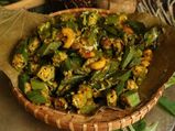 வெண்டைக்காய் முந்திரி பொரியல்