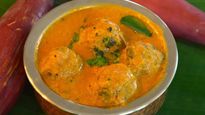 வாழைப்பூ உருண்டை குழம்பு