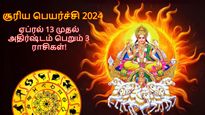 1 வருடம் கழித்து மேஷம் செல்லும் சூரியன்: ஏப்ரல் 13 முதல் இந்த 3 ராசிக்கு தொழிலில் வெற்றியும், லாபமும் குவியும்