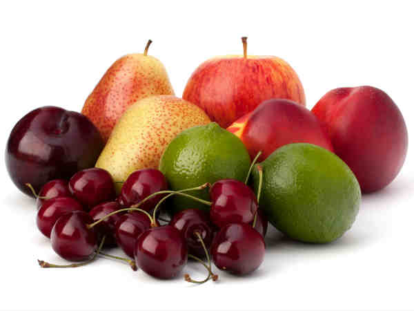 தோலுடன் பழங்கள்