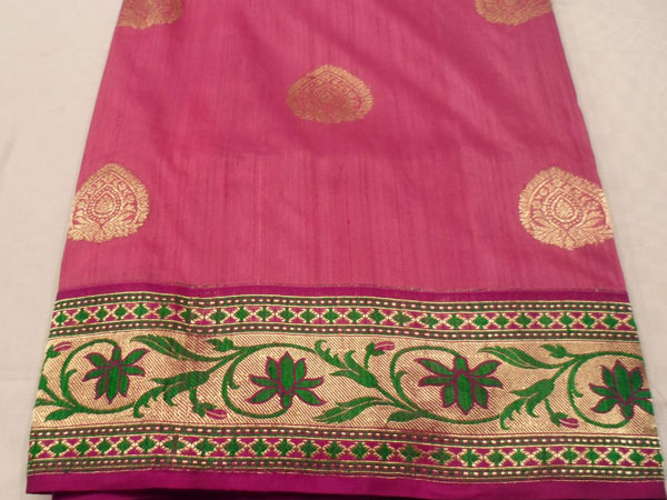 பிங்க் நிற பனாரஸ் சில்க்