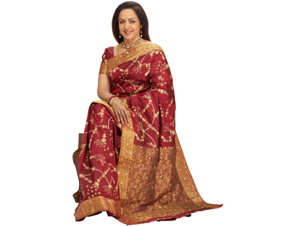 மெரூன் மற்றும் கோல்டன் பார்டர் வஸ்த்ரகலா பட்டு