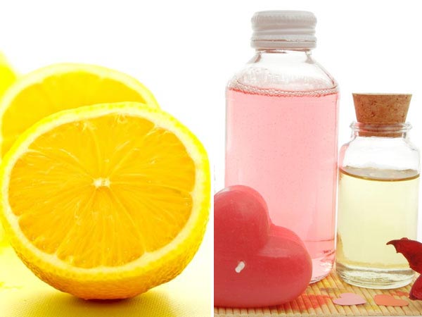 எலுமிச்சை சாறு மற்றும் கிளிசரின்