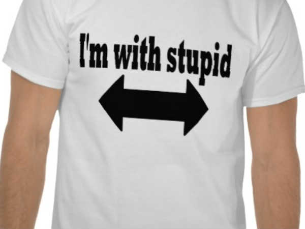 முட்டாளுடன் நான் இருக்கிறேன்!